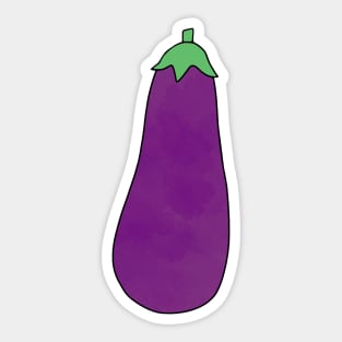 Eggplant Emoji Sticker